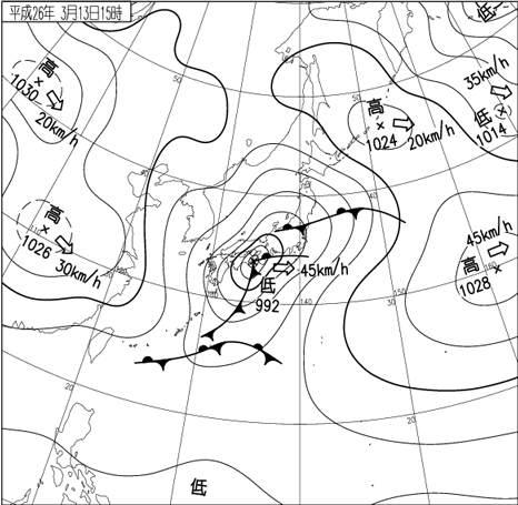 予想天気図_20140313-15:00