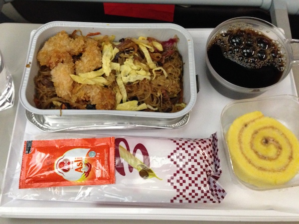 バティク航空の機内食