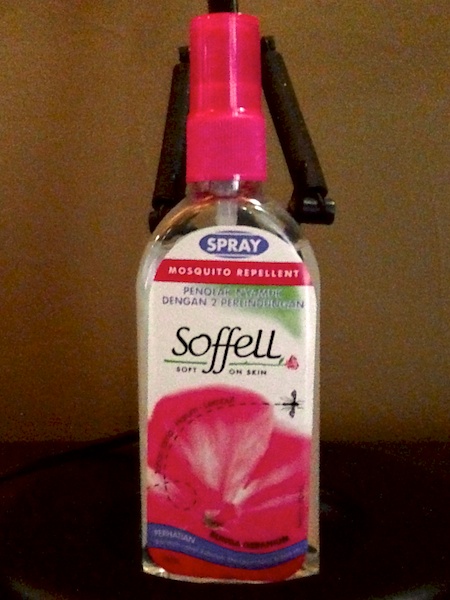 インドネシアの蚊除けスプレー