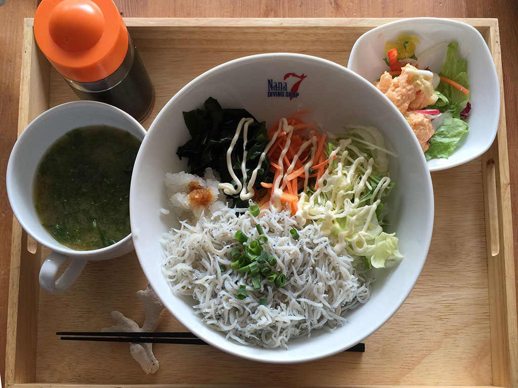 葉山のNANAのしらす丼