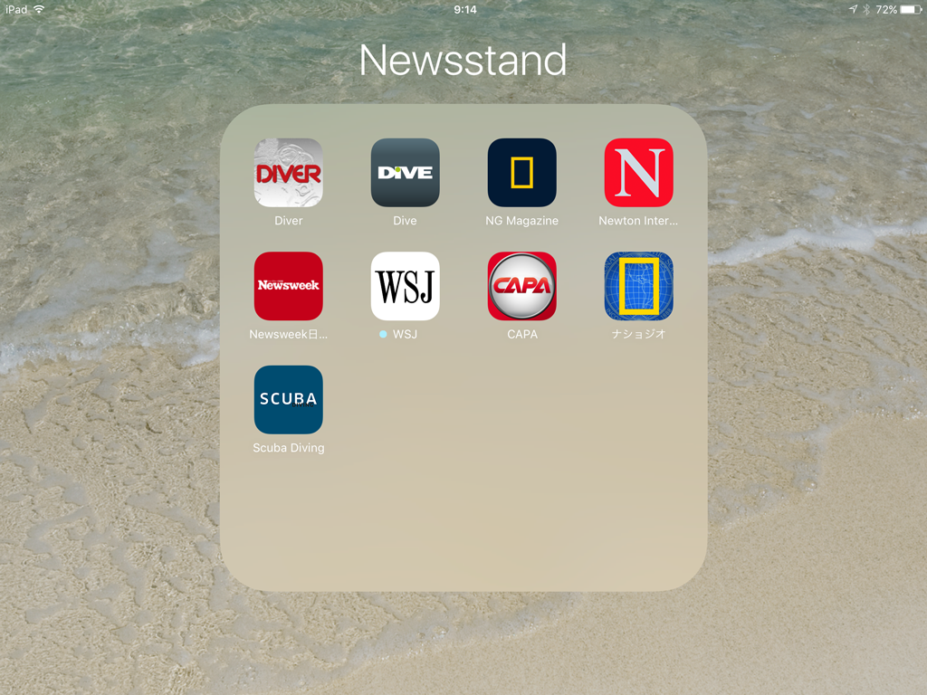 Newsstandフォルダ