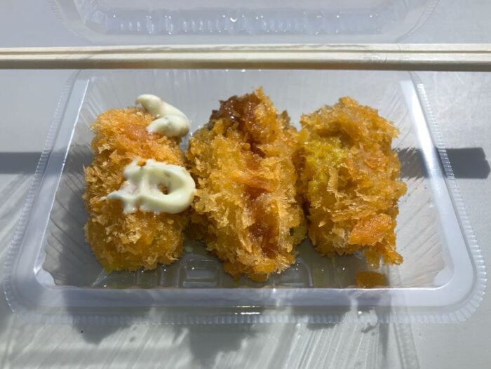 魚ジャパンフェスティバル2026の発見！うまいもの隊の宮城県産カキフライ