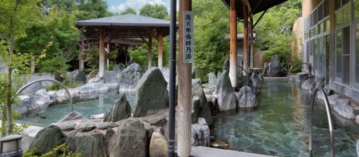 吉野ヶ里温泉 卑弥呼の湯の露天風呂