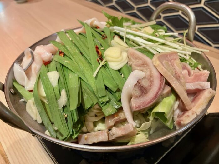 博多竹乃屋のくじらもつ鍋