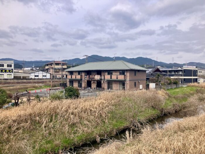 基山町で火事になったアパート