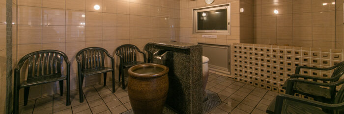 ふくの湯 春日店の塩サウナ